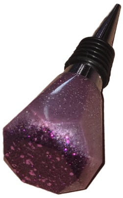 Diamond jeweled wine stopper