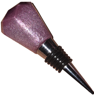 Diamond jeweled wine stopper