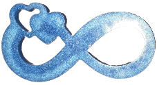 Infinity ribbon heart