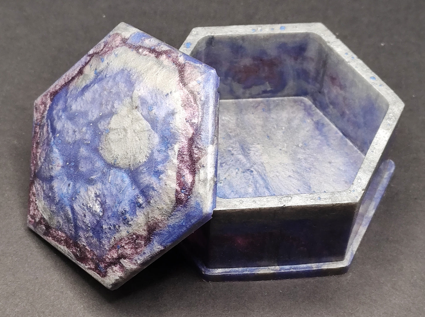 Hexagon boxes with lid